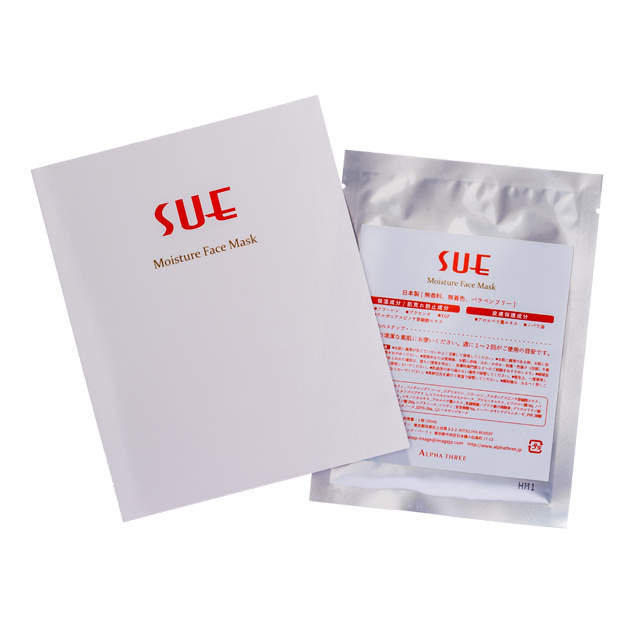 「SUE」顔パック・シートマスク モイスチャーフェイスマスク（Moisture Face Mask）